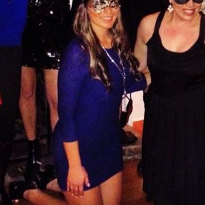 Long sleeve mini dress